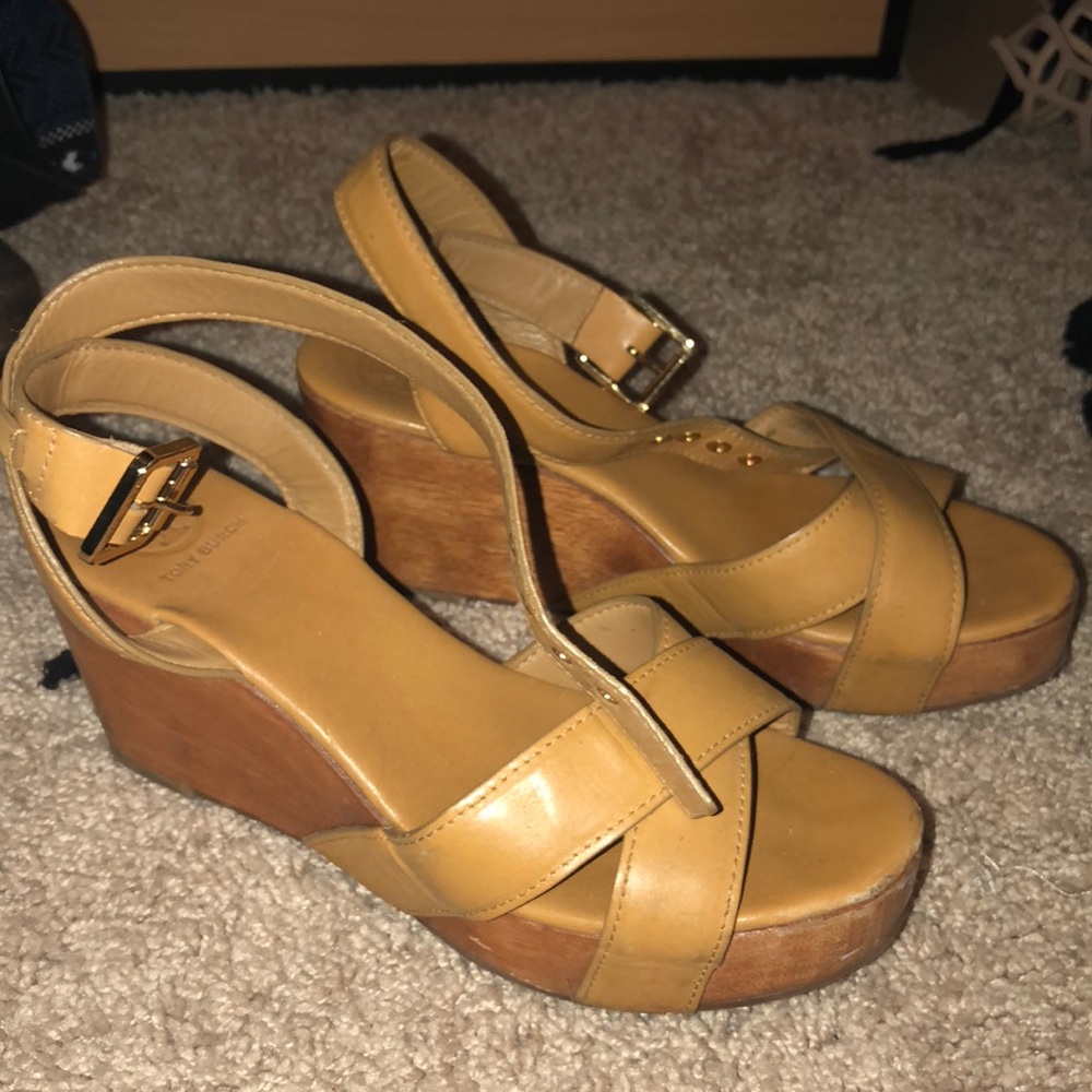 Tory Burch platform wedges